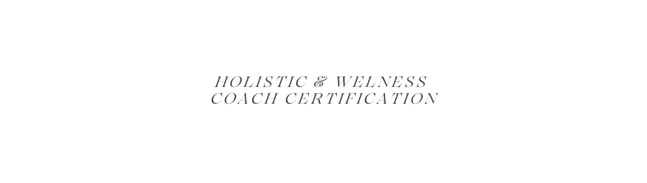 holistic welness Coach certification